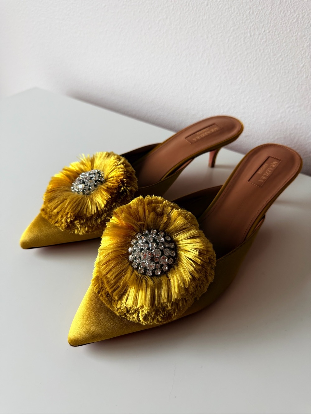 Aquazzura mule heels